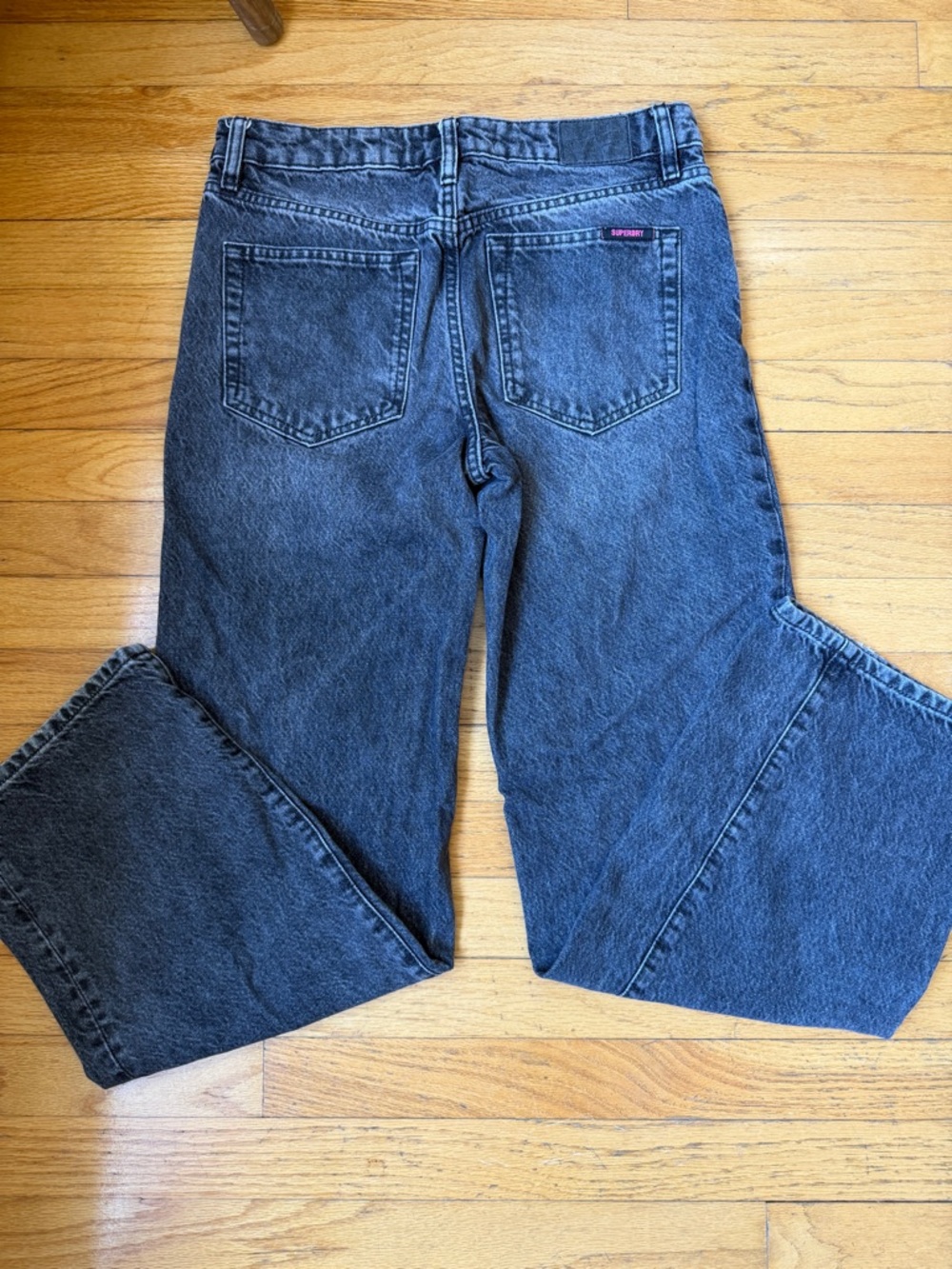 Dark Gray Baggy Denim Jeans